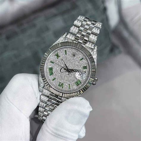 custom diamonds on rolex|create your own Rolex.